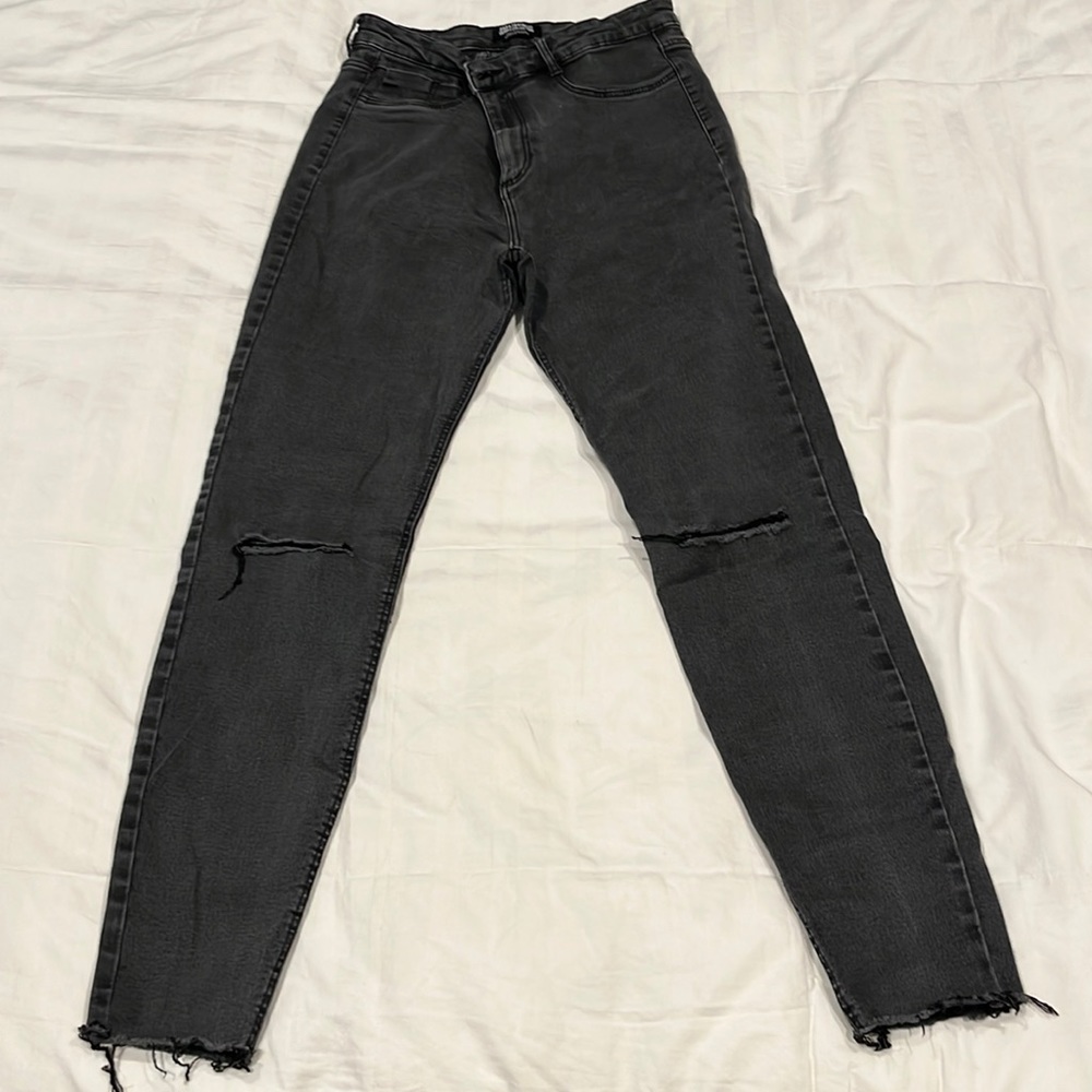 Zara dark grey skinny jeggings